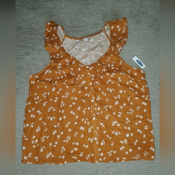 SALE.    Old Navy Relaxed Flutter-Sleeve Textured Top for Women - Picture 4 of 6